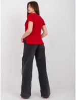 Tričko TW TS 1002.28X tmavo červená Tričko TW TS 1002.28X tmavo červená