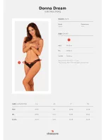 Romantické tangá otvorené Donna Dream crotchless thong - Obsessive Romantické tangá otvorené Donna Dream crotchless thong - Obsessive