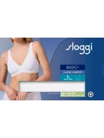 Podprsenka Basic+ Soft Bra - WHITE - biela 0003 - SLOGGI Podprsenka Basic+ Soft Bra - WHITE - biela 0003 - SLOGGI