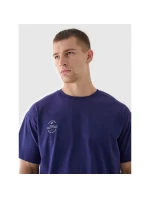 Oversize jednofarebné unisex tričko 4F 4FRAW24TTSHU2672-31S