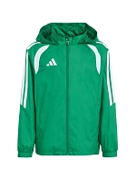 Detská bunda adidas Tiro 26 League Windbreaker, zelená, KT2427 Detská bunda adidas Tiro 26 League Windbreaker, zelená, KT2427