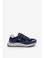 Sneakersy Buty Sportowe Męskie INBLU IU000006 Granatowe