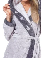 Dlhý dámsky župan L&L 9145 Hft M-2XL