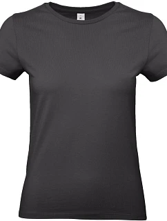 B&C #E190 /women Dámske tričko z hrubej bavlny 01.004T used black