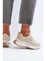 Sneakersy Damskie HI-POLY SYSTEM Big Star NN274A105 Beżowe