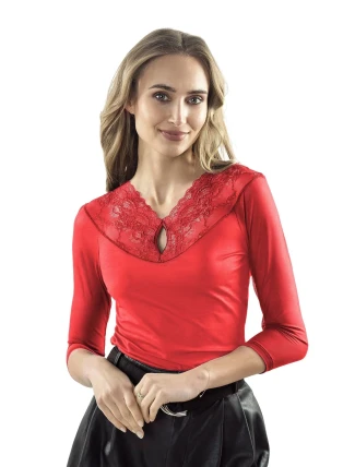 Dámska blúzka Danita red - ELDAR