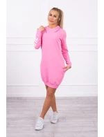 Off White svetlo ružové šaty