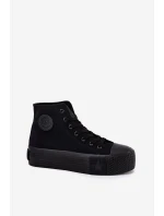 Dámske tenisky na platforme Big Star RR274742 Black Dámske tenisky na platforme Big Star RR274742 Black