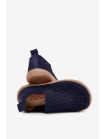 Wsuwane Kapcie Barefoot Dziecięce Milami Granatowe Mariselle