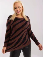 Jumper PM SW PM785.23X tmavohnedý Jumper PM SW PM785.23X tmavohnedý