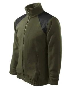 Bunda Hi-Q fleece unisex vojenská