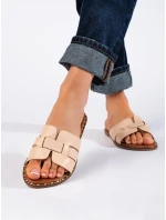 Vynikajúce dámske hnedé ponožky na podpätku bez päty Vynikajúce dámske hnedé ponožky na podpätku bez päty