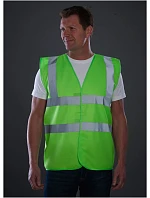 Bezpečnostná vesta Yoko HVW 100 Hi-Vis 79.W100, farba paramedic green Bezpečnostná vesta Yoko HVW 100 Hi-Vis 79.W100, farba paramedic green