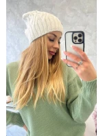 Fleecová čiapka Paulina K227 biela