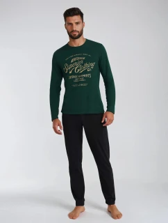 Pyžamo Imress 40952-79X Tmavo zelená a čierna - Henderson