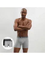 Pánske športové boxerky 2 ks DIM 3D FLEX AIR LONG BOXER 2x - DIM - šedá Pánske športové boxerky 2 ks DIM 3D FLEX AIR LONG BOXER 2x - DIM - šedá