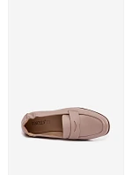 Mokasíny z prírodnej kože Vinceza Beige Mokasíny z prírodnej kože Vinceza Beige