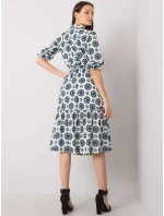 Šaty LK SK 508525.17 biele a zelené