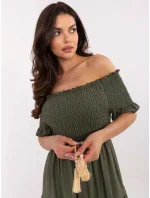 Šaty MI SK A2609.96 khaki Šaty MI SK A2609.96 khaki