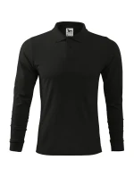 Single J. LS pánske polo tričko čierne