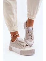 Trampki Damskie Na Grubej Podeszwie Lee Cooper LCW-24-31-2178 Szare