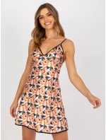 Nočná košeľa BR KN 2299 5 oranžová Nočná košeľa BR KN 2299 5 oranžová