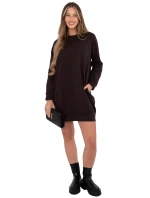 Šaty RV TU 5184.93P tmavo hnedá Šaty RV TU 5184.93P tmavo hnedá