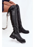 Dámske vysoké čižmy HL41P Black - Seastar