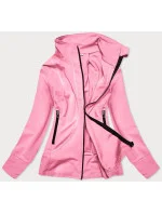 Svetloružová dámska mikina so stojačikom (HD150-25)