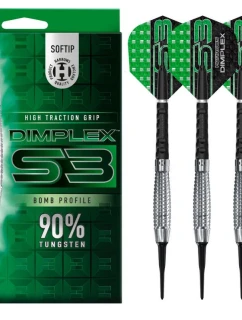 Šípky Dimplex S3 Bomb 90% softip