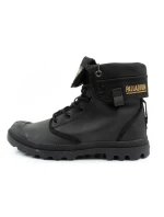 Palladium Dámske športové topánky Baggy Coated Ankle Sneakers Fashion Black Women's
