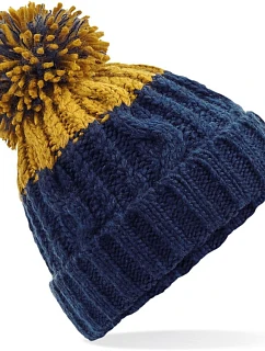 Beechfield B 437 Čiapka Apres 53.0437 oxford navy/mustard