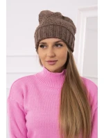 Dámska čiapka Danuta K331 mocca