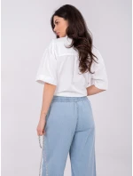 Nohavice D80038BB62627L220 svetlomodré