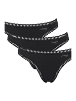 SLOGGI GO CRUSH TANGÁ 3PACK BLACK