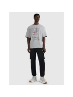 Pánske tričko oversize s potlačou 4F 4FRAW25TTSHM3257-27M