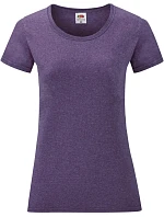 Fruit of the Loom Lady-Fit Valueweight T Dámske tričko 16.1372 heather purple Fruit of the Loom Lady-Fit Valueweight T Dámske tričko 16.1372 heather purple