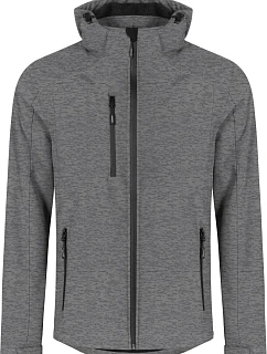Promodoro 7850 Pánska 3-vrstvová softshellová bunda 40.7850 heather grey