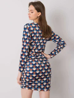 Šaty DHJ SK 12695.26P tmavo modrá