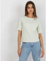 Blúzka LK BZ 505865.43P svetlozelená