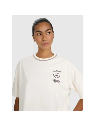 Dámske tričko oversize s 4F 4FRSS25TTSHF2979-11S Dámske tričko oversize s 4F 4FRSS25TTSHF2979-11S
