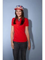Daiber JN 969 Dámske piqué polo „Plain“ 02.0969 tmavomodrá/tmavomodrá/biela