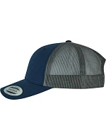 Flexfit 6606/6606T 6-panelová retro čiapka „Trucker“ 55.6606 tmavomodrá/sivohnedá Flexfit 6606/6606T 6-panelová retro čiapka „Trucker“ 55.6606 tmavomodrá/sivohnedá