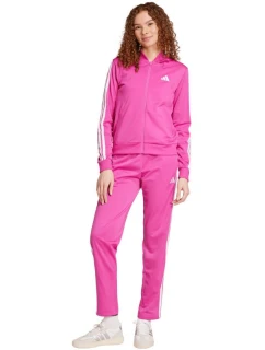 Adidas Essentials dámska tepláková súprava s tromi prúžkami, ružová JD5436