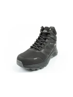 Lee Cooper pánske zimné trekingové topánky zateplené nepremokavé čierne