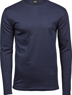 Tee Jays TJ 530 Pánske tričko Interlock s dlhým rukávom 18.0530 tmavomodré