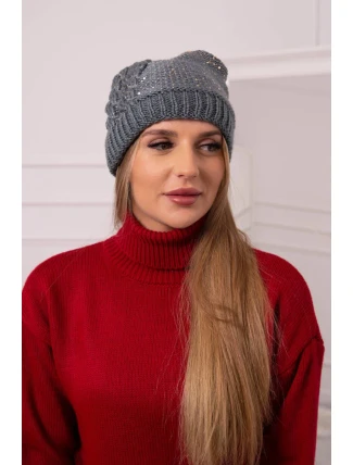 Dámska čiapka Amira K359 tmavo šedá