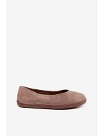 Dámske balerínky Barefoot Taupe Hollin Dámske balerínky Barefoot Taupe Hollin