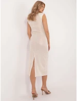 Šaty DHJ SK 19833.78P svetlo béžové