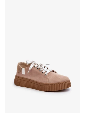 Dámske tenisky MEMORY FOAM SYSTEM BIG STAR Dark beige